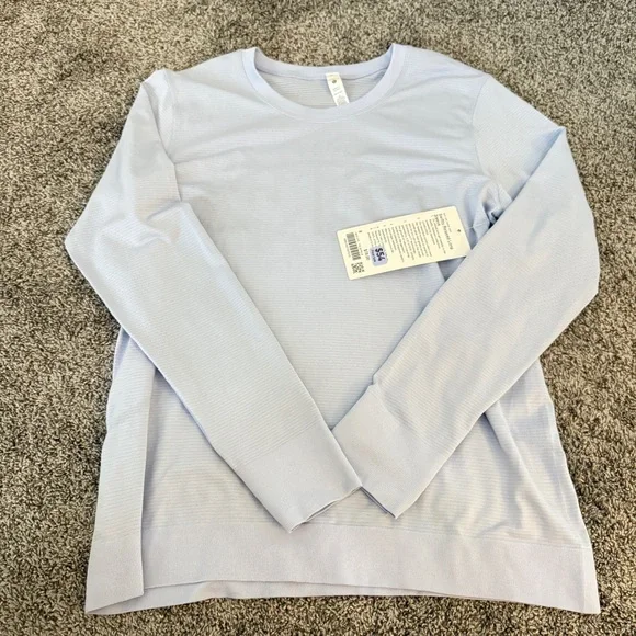 NWT Swiftly LS Relaxed long sleeve size 8 pastel blue - Picture 2 of 6